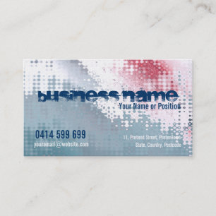 Tarjeta de visita del platino de Abstractical