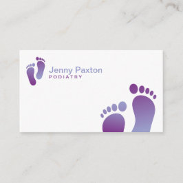 Tarjeta de visita del Podiatrist