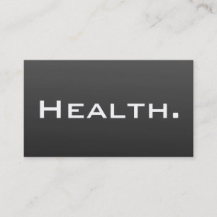 Tarjeta de visita del profesional de salud moderna