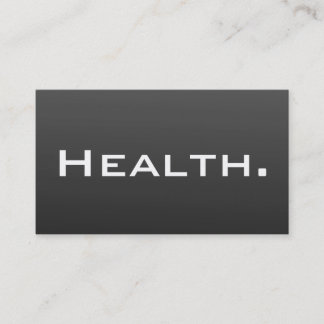 Tarjeta de visita del profesional de salud moderna