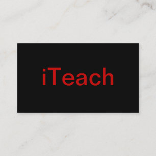 Tarjeta de visita del profesor