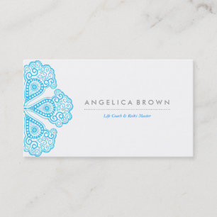 Tarjeta de visita del profesor de la meditación y