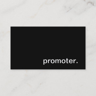 Tarjeta de visita del promotor