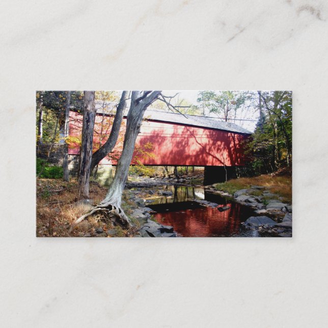 Tarjeta de visita del puente cubierto (Anverso)