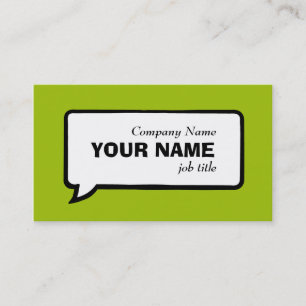 Tarjeta de visita del reclamo