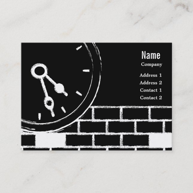 Tarjeta de visita del reloj (Anverso)