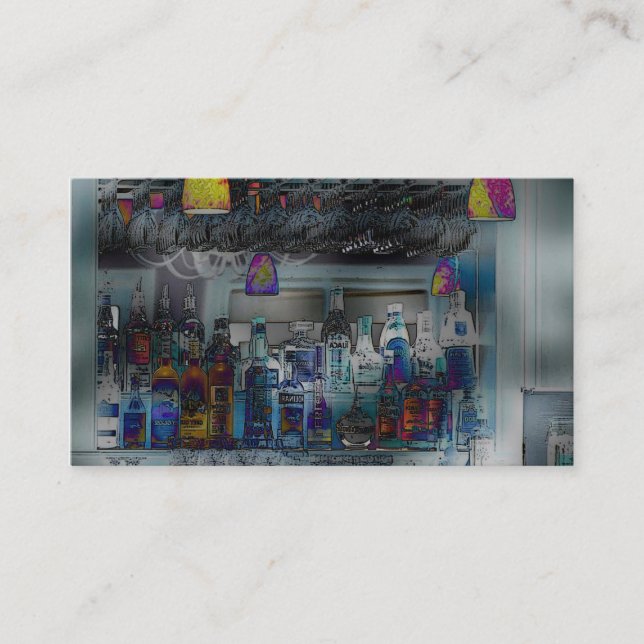 Tarjeta de visita del restaurante/de la barra (Anverso)