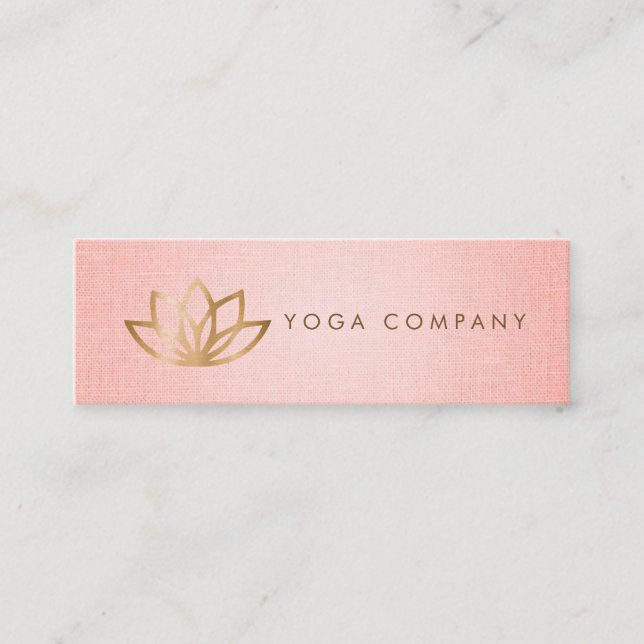 Tarjeta de visita del rosa del instructor de la (Anverso)