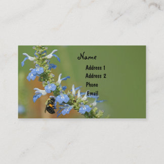 Tarjeta de visita del sabio y de la abeja