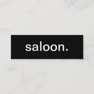 Tarjeta de visita del salón