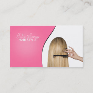 Tarjeta de visita del salón de pelo