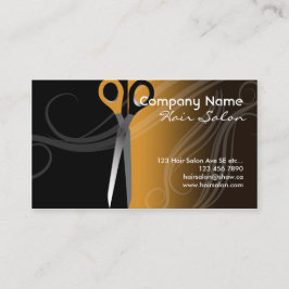 Tarjeta de visita del salón de pelo