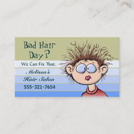 Tarjeta de visita del salón de pelo
