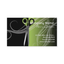 Tarjeta de visita del salón de pelo