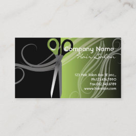 Tarjeta de visita del salón de pelo