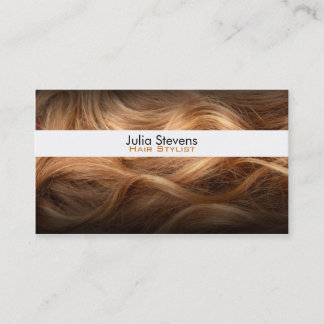 Tarjeta de visita del salón de pelo