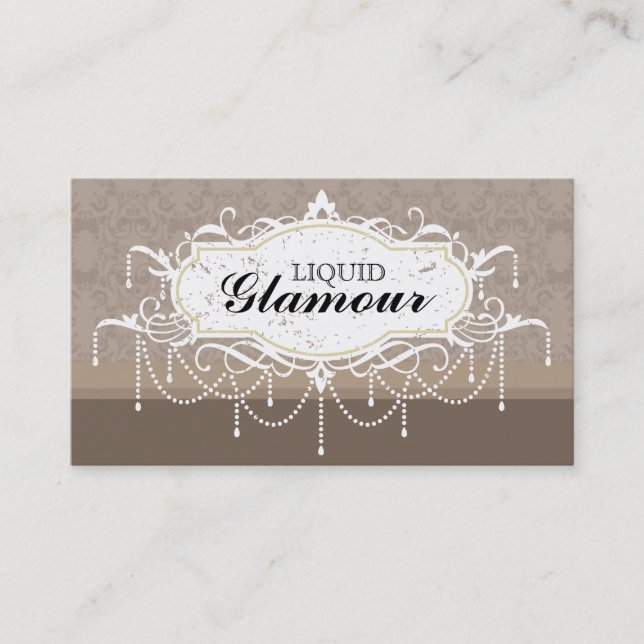 Tarjeta de visita del salón del clavo (Anverso)