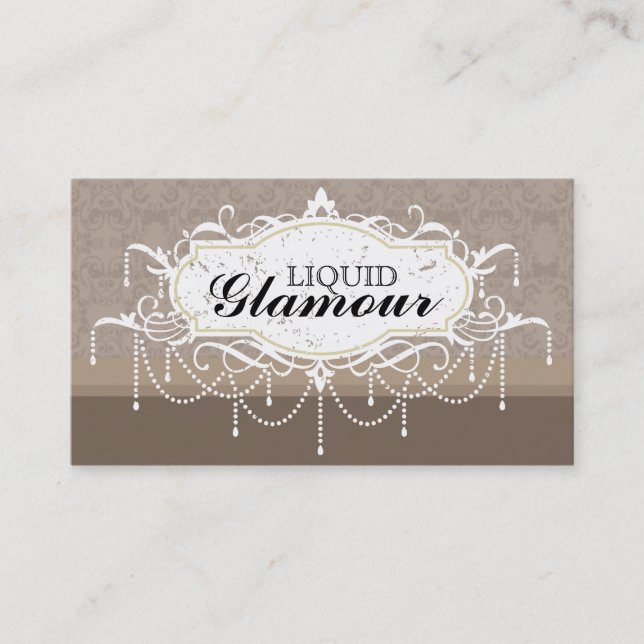 Tarjeta de visita del salón del clavo (Anverso)