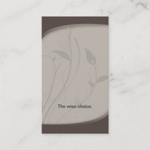 Tarjeta de visita del seguro médico