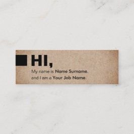 Tarjeta de visita del Social de la impresión de