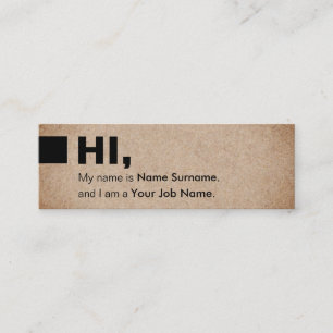 Tarjeta de visita del Social de la impresión de
