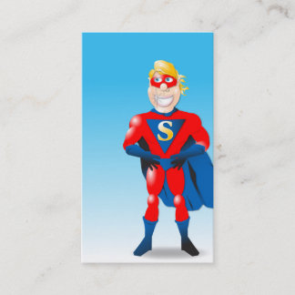 Tarjeta de visita del superhéroe Shell