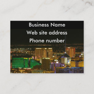 Tarjeta de visita del sur de la tira de Las Vegas