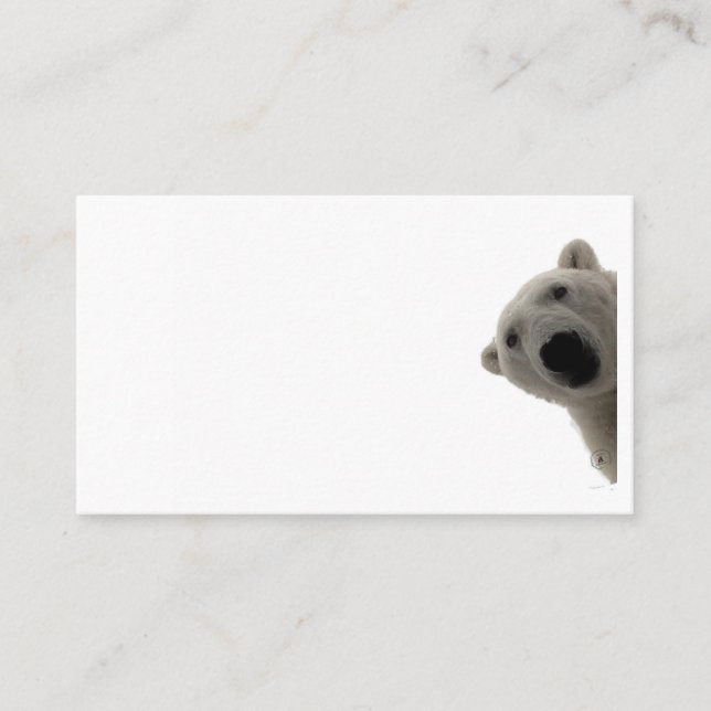 Tarjeta de visita del tamaño estándar, 3,5" x 2,0" (Anverso)