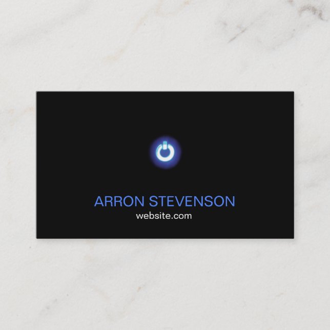 Tarjeta de visita del técnico de reparación de com (Anverso)