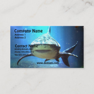 Tarjeta de visita del tiburón