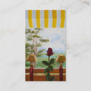 Tarjeta de visita del toldo