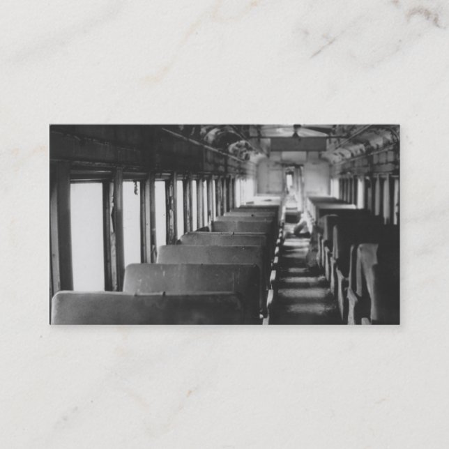 Tarjeta de visita del tren (Anverso)