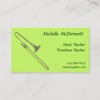 Tarjeta de visita del Trombone