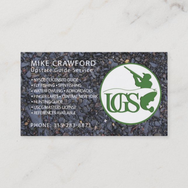 Tarjeta de visita del UGS 1 (Anverso)