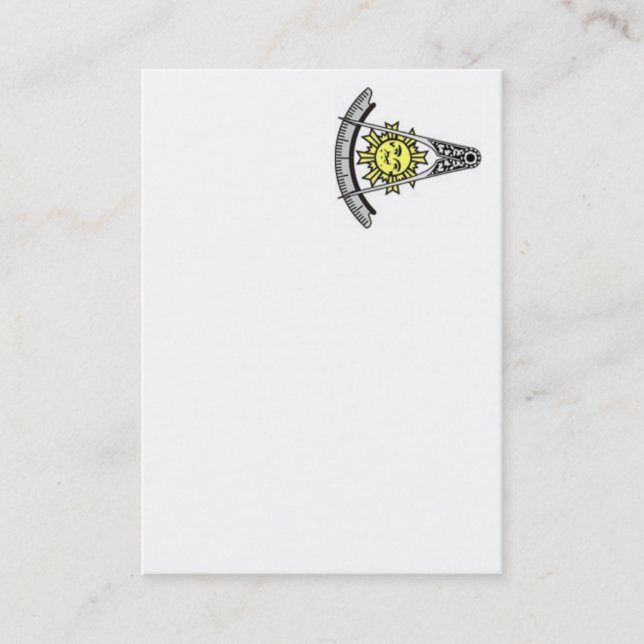 Tarjeta de visita del último amo (Anverso)