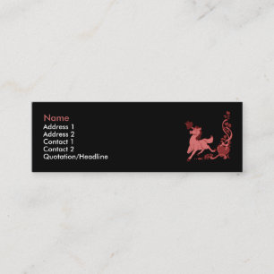 Tarjeta de visita del unicornio 1