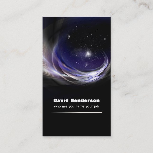 tarjeta de visita del universo (Anverso)