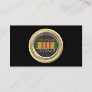 Tarjeta de visita del veterano de Vietnam