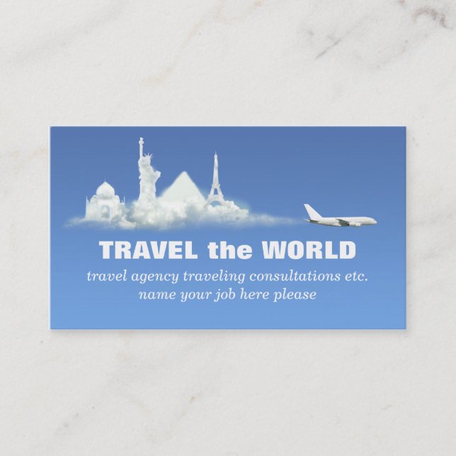 tarjeta de visita del viaje (Anverso)