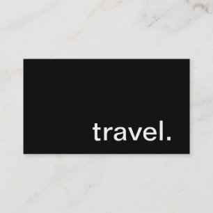 Tarjeta de visita del viaje