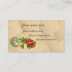 Tarjeta de visita del Victorian