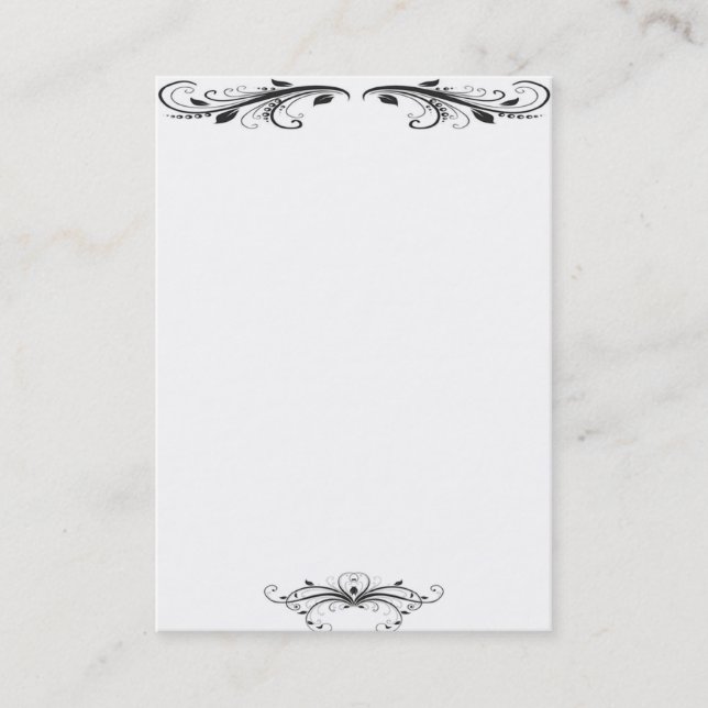 Tarjeta de visita del Victorian (Anverso)