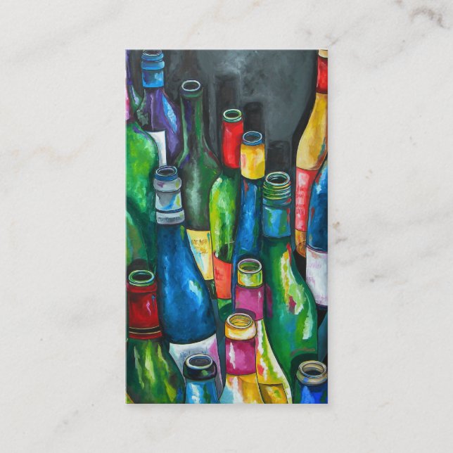 Tarjeta de visita del vino (Anverso)