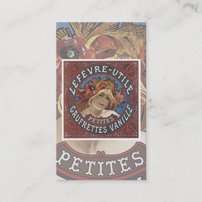 Tarjeta de visita del vintage (Anverso)