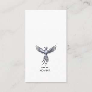 Tarjeta De Visita Delantal con Momento Motivacional de Arte Phoenix