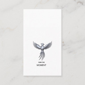 Tarjeta De Visita Delantal con Momento Motivacional de Arte Phoenix