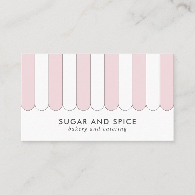 Tarjeta de visita delantera de tienda con tiras ro (Anverso)