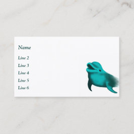 Tarjeta De Visita Delfín afortunado