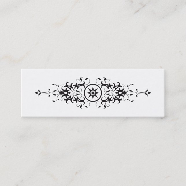 Tarjeta de visita delicada del Victorian (Anverso)