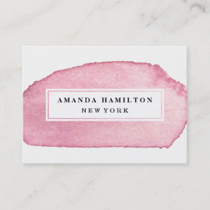 Tarjeta De Visita Delicado profesional de lavado de color gris rosa